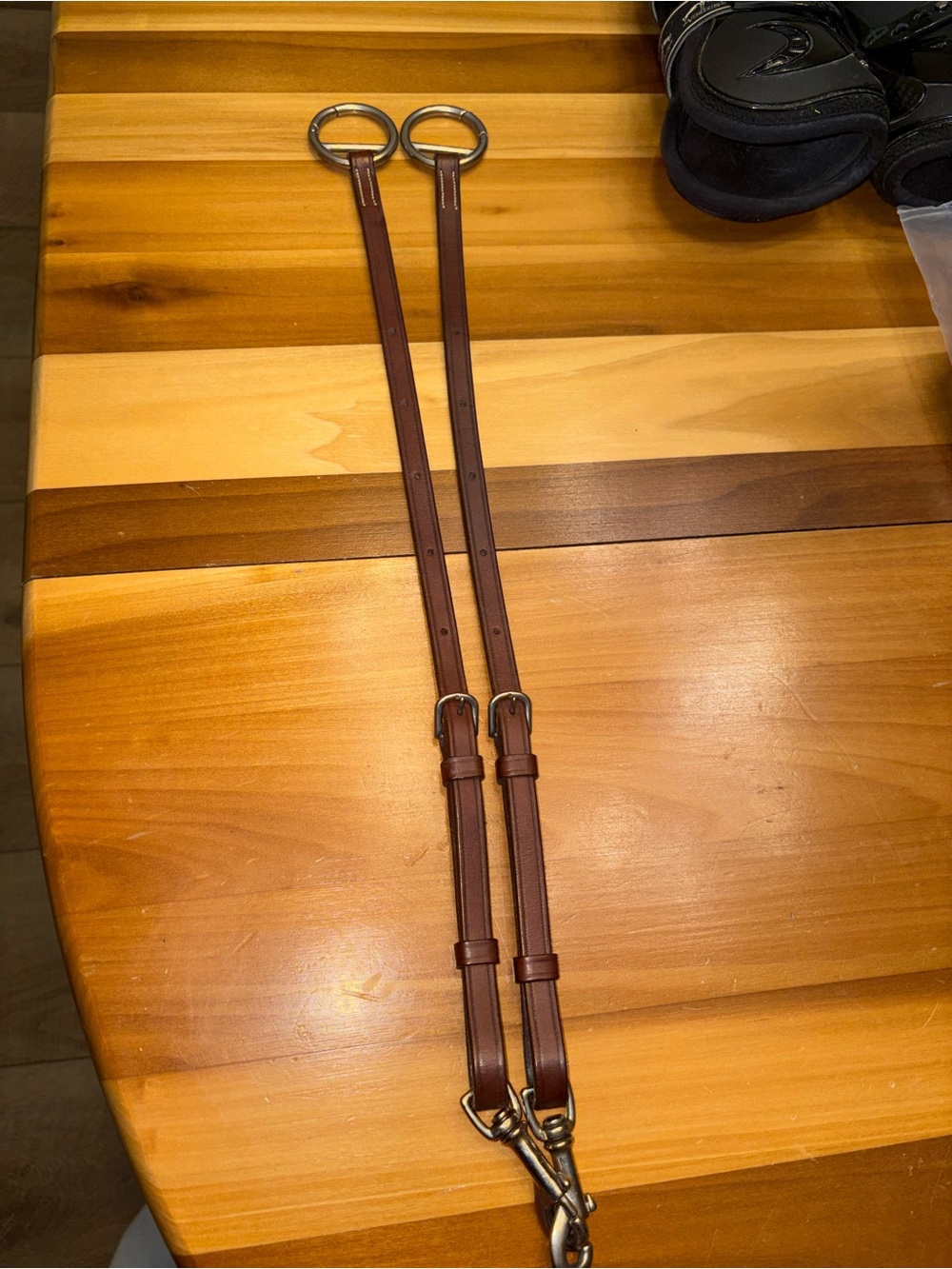 CWD running martingale easy on/off with clips attachment